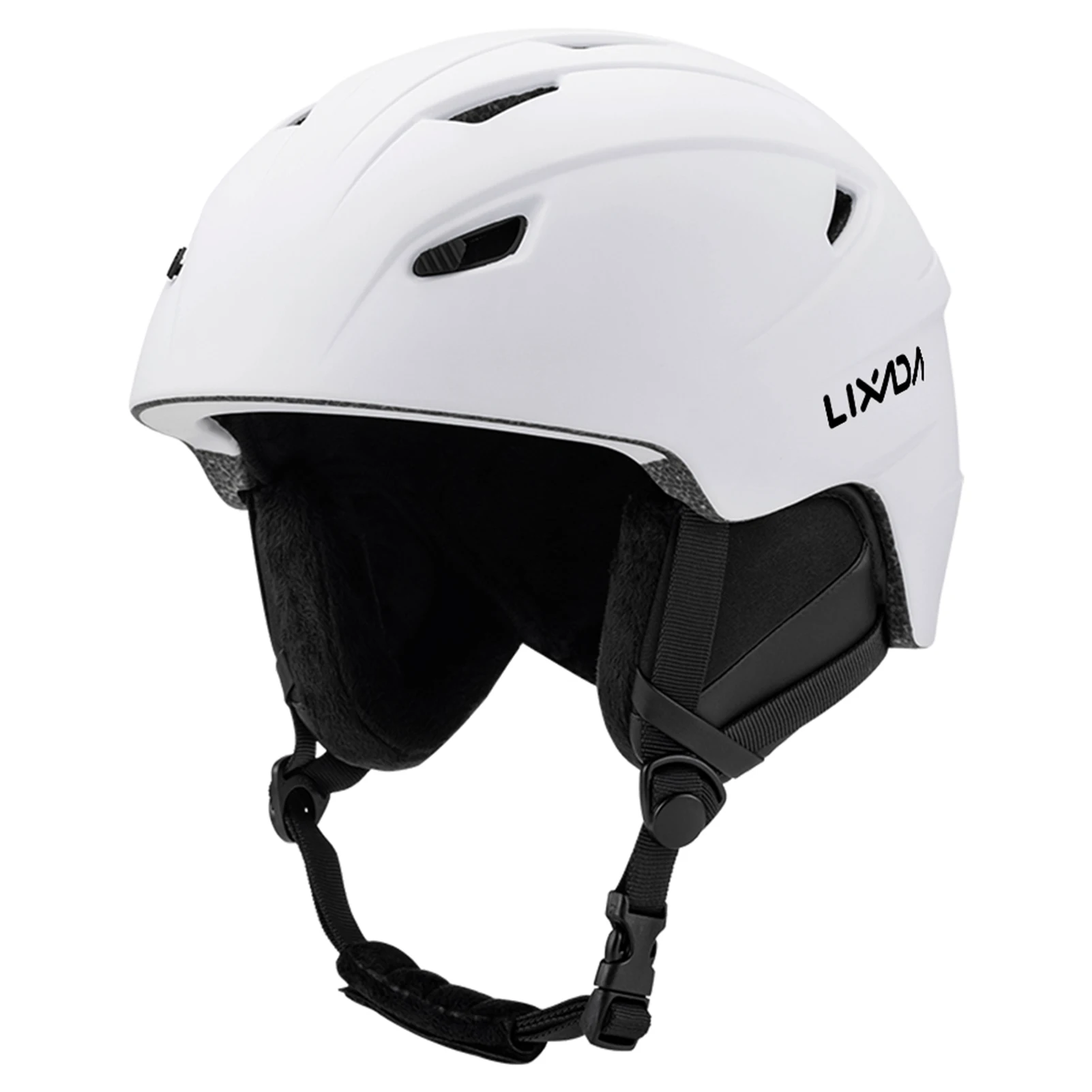 Geïntegreerde, verwarmde skihelm, verstelbaar, lichtgewicht en comfortabel, geschikt voor snowboarden, voor een hoofdomtrek van 59 tot 61 cm.