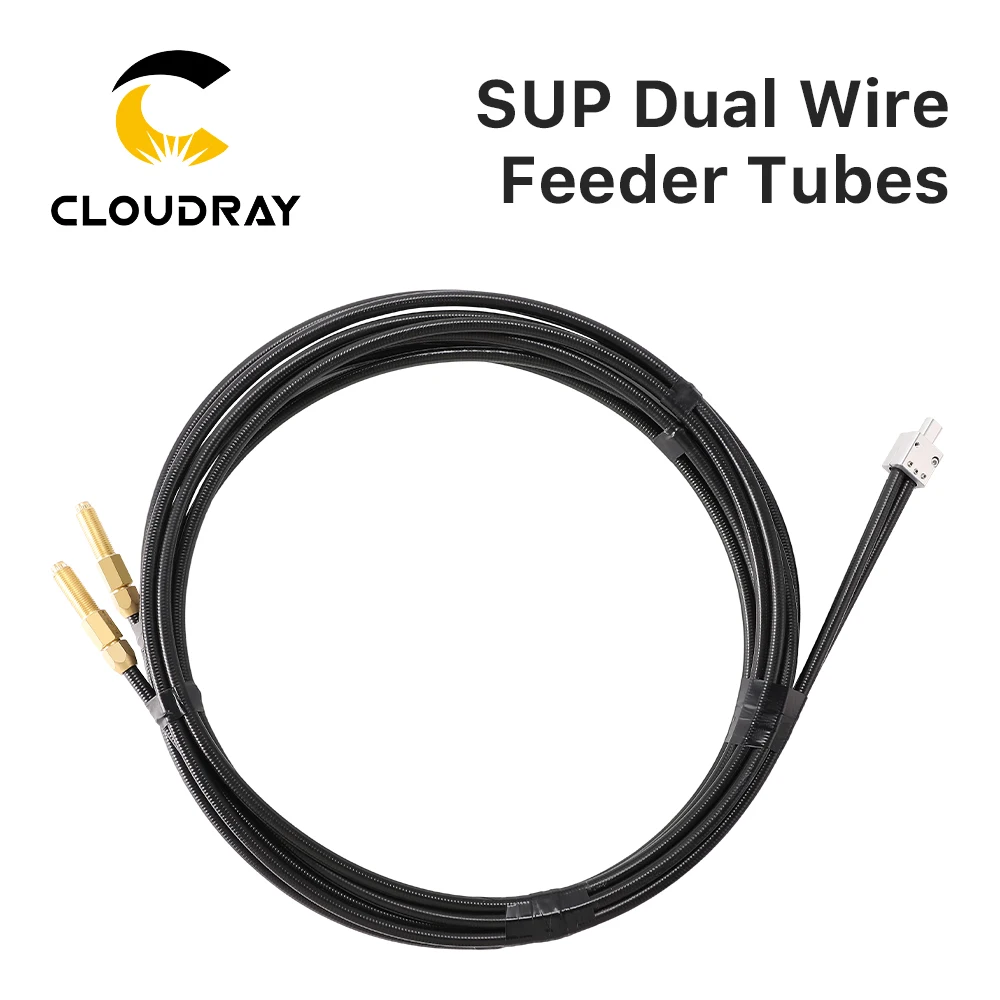 Cloudray 5M Dual Wire Feeder Tubes SUP-AMF-D Automatic Welding Aluminum, Stainless Steel & Carbob Steel SUP Feeder