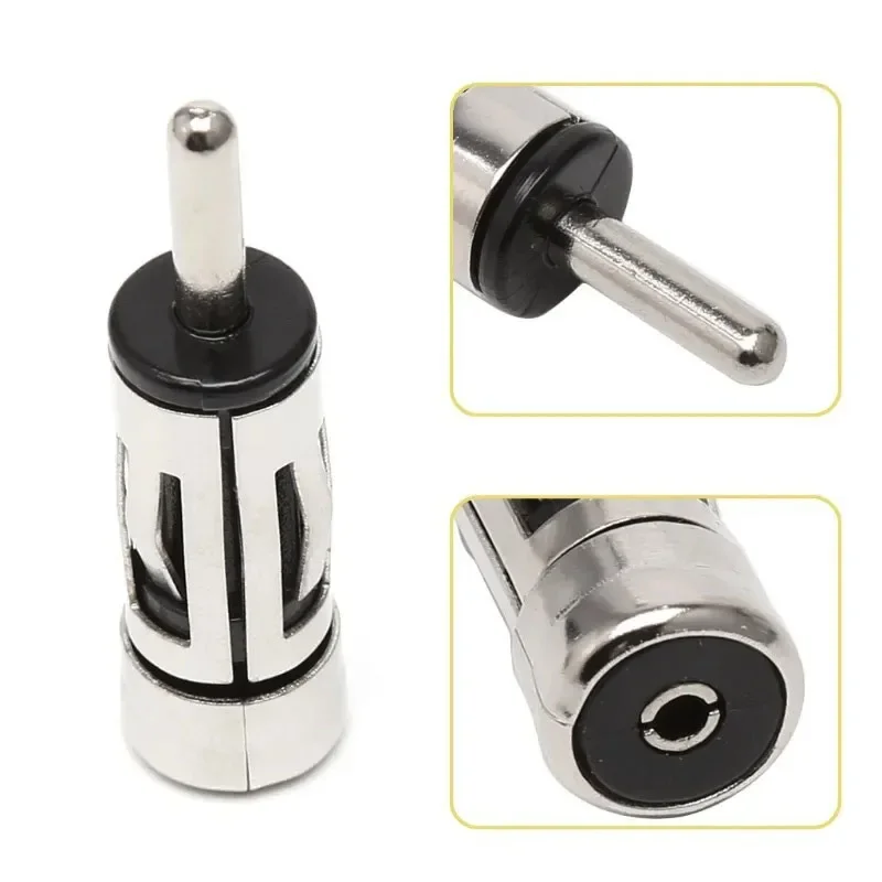 Universal Car Audio Antenna Converter ISO to Din Aerial Mast Adaptor Car Radio Stereo Connector Plug