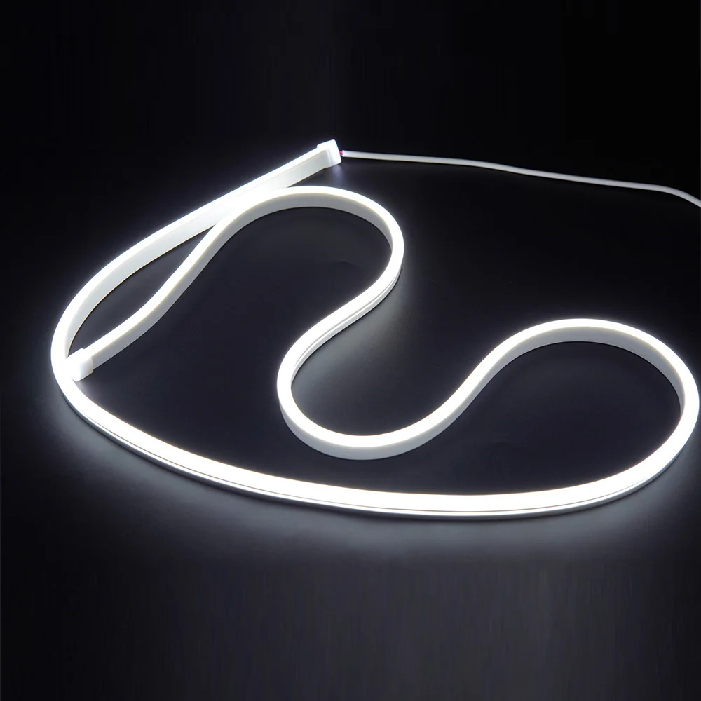 5m 10m 15m 20m 12V Neon Light Strip LED SMD 2835 120LEDs/M IP67 Waterproof DIY Soft Light Bar Shape Decoration