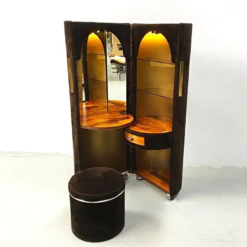 Nordic Extension Vanity Desk Vintage Organizers Salon Storage Dressing Table Bedroom Hidden Luxury Tocador Maquillaje Furniture