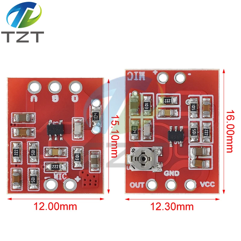 NEW MAX4466 Electret Microphone Amplifier Board Adjustable Gain Pickup Preamplifier Preamp for arduino