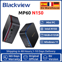 [World Premiere]Blackview MP60 NEW Mini PC Windows 11 PC Intel N150 16GB 512GB SSD 4K HD Doble HDMI Dual-Band 2.4G