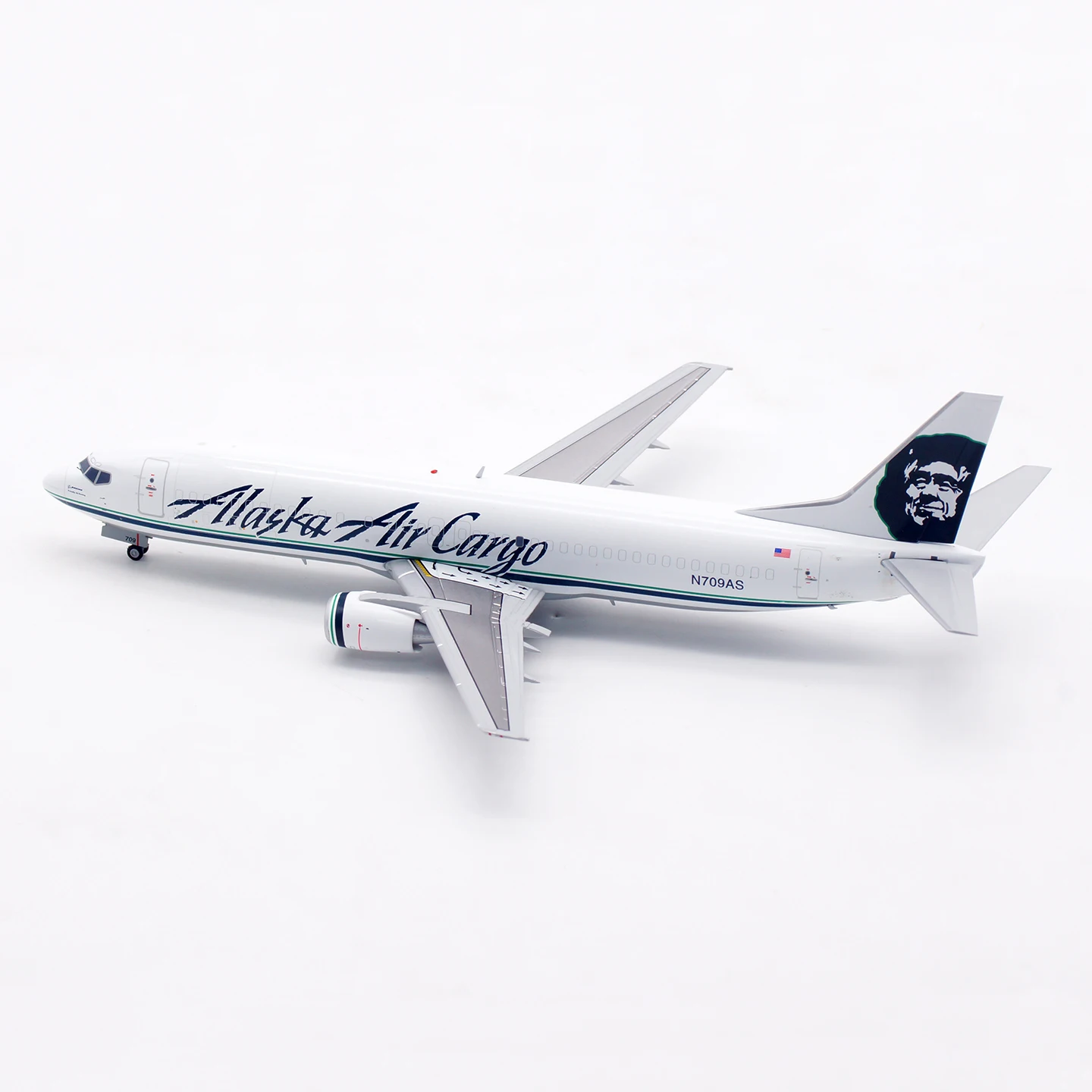 XX20398 سبيكة تحصيل طائرة هدية JC أجنحة 1:200 ألاسكا البضائع الهوائية بوينغ B737-400(SF) دييكاست طائرة طائرة نموذج N709AS