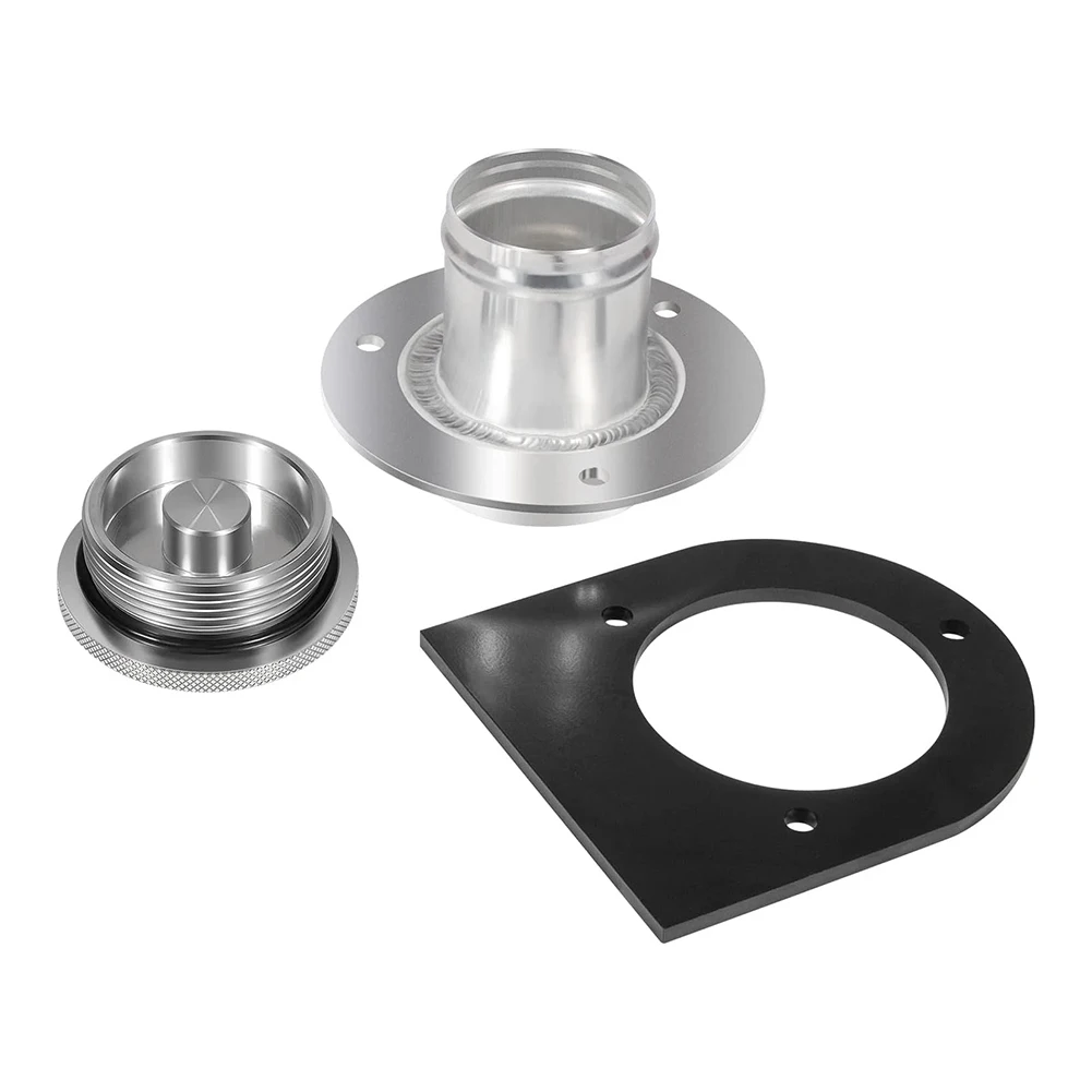 

Алюминиевая горловина заливной горловины топливного бака с крышкой бензобака и стальным кронштейном типа WeldOn, совместимая с 2-дюймовым шлангом заливной горловины топливного бака автомобиля