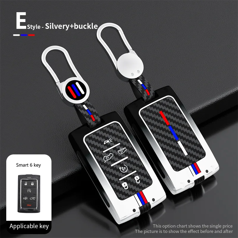 Alloy 3/4/5/6 Buttons Car Key Case Cover for Jeep Wagoneer 2021- 2022 for Grand Cherokee L 2020 2021 2022 2023 Auto Accessories