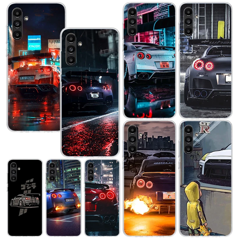 GTR Sport Car JDM Phone Case For Samsung Galaxy A15 A25 A35 A55 A14 A24 A34 A54 A13 A23 A33 A53 A12 A22 A32 A52 A05S A04S A03S