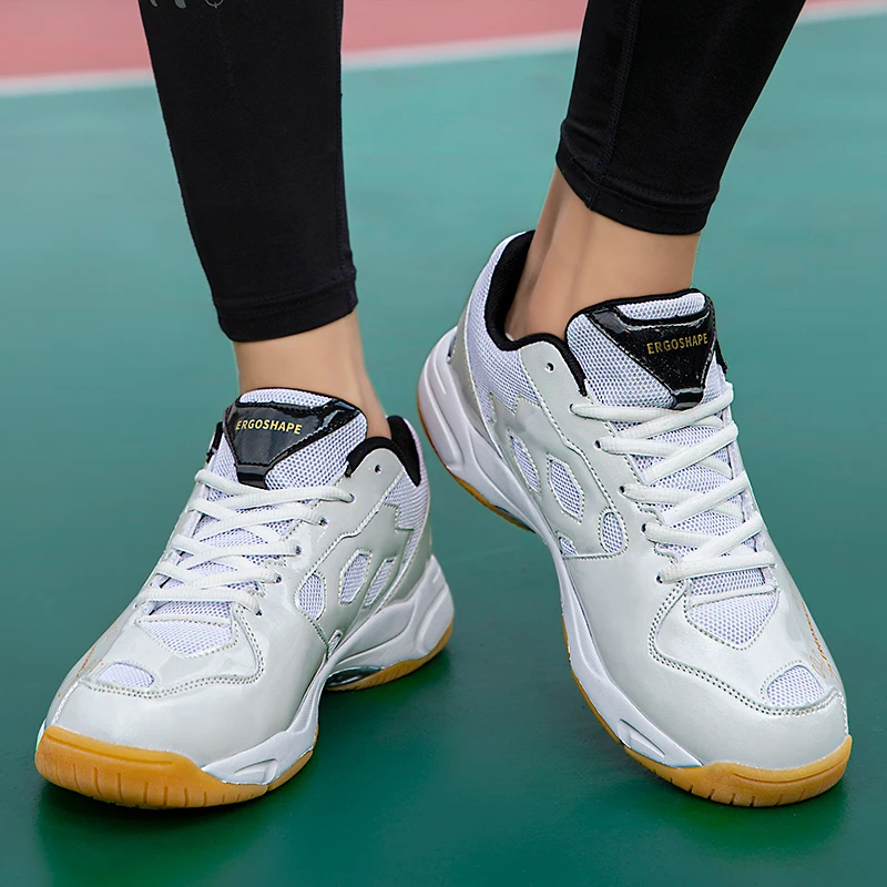 Новая осенняя дышащая спортивная обувь унисекс — подходит для бадминтона, тенниса, настольного тенниса, тренировок и соревнований для студентов