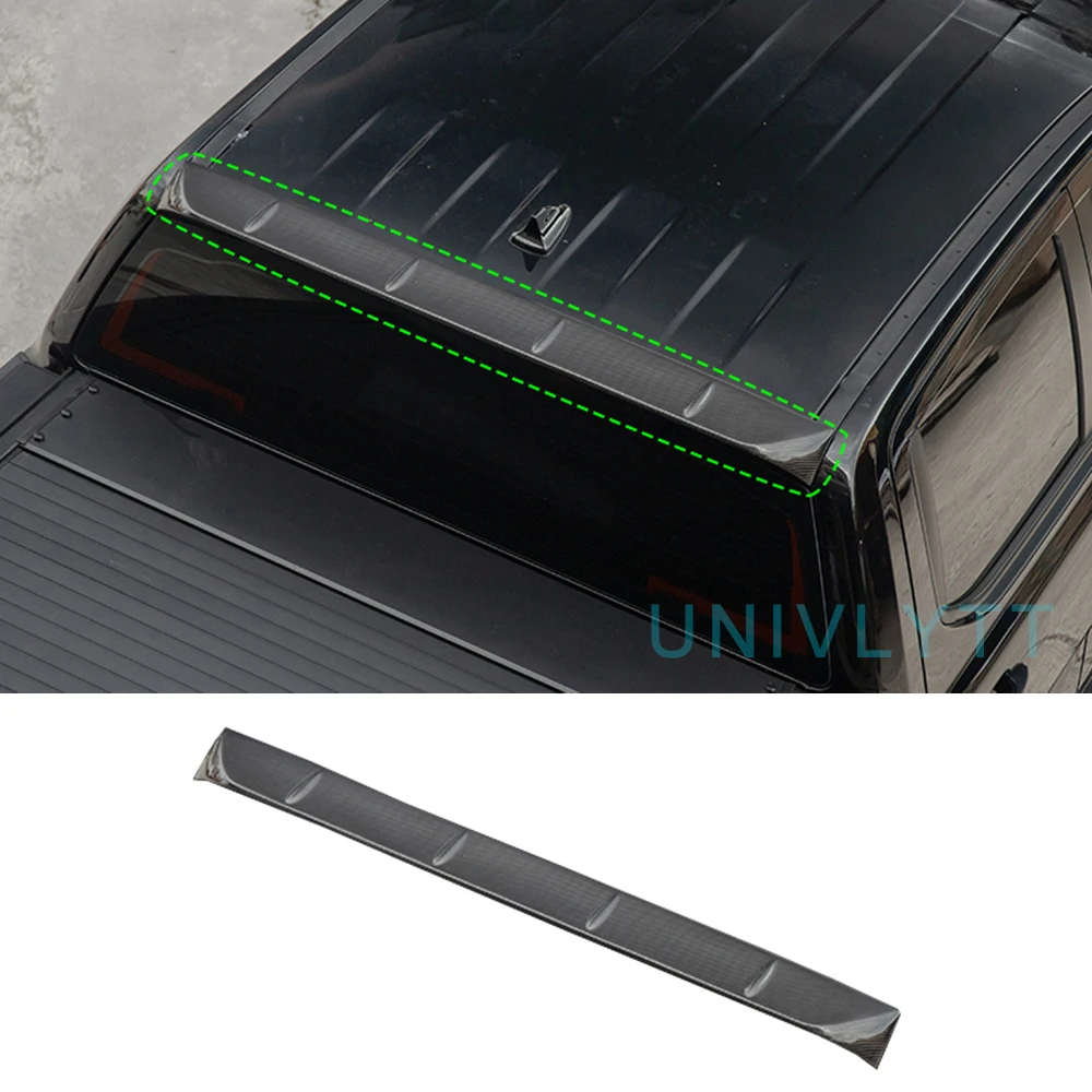 

For the 2023-2024 Ford Ranger/T9 rear spoiler carbon fiber air guide plate sport tail wing decoration exterior modification