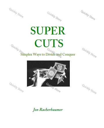 

Super-Cuts by Jon Racherbaumer Magic tricks (Instant Download) Quickly send