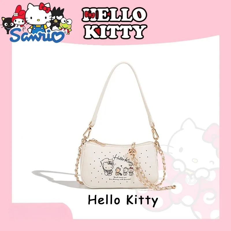 

Hello Kitty New Women's Shoulder Bag Luxury Brand Original Women's Handbag Cartoon Fashion Women's Bag High Quality
