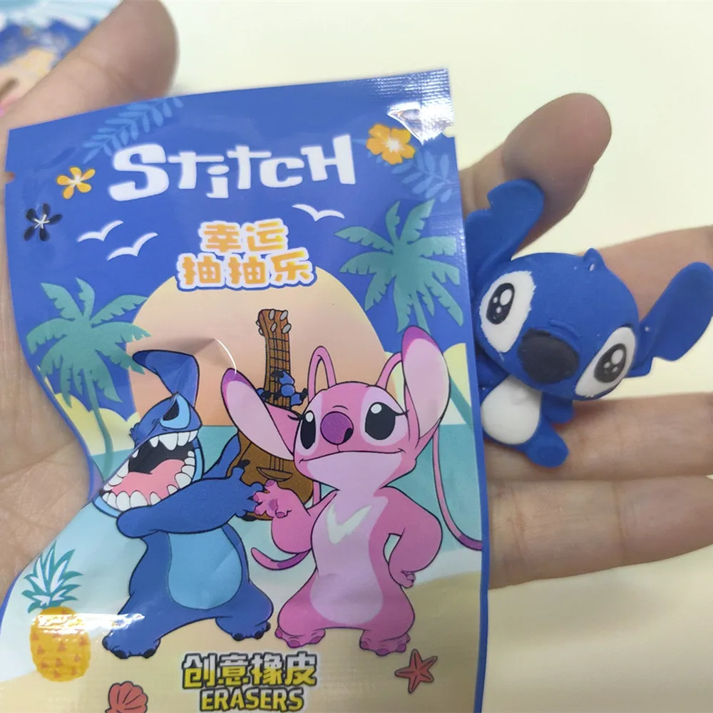 Disney Stitch Anime Figure Eraser anime Stitch students learning tools school supplies children Christmas gift pencil eraser