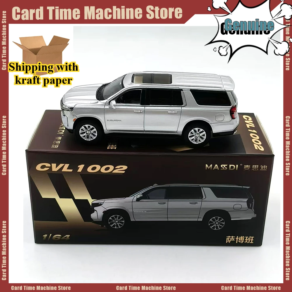 

Новая модель автомобиля из сплава Masdi 1/64, белый CVL1201 SUV Escalade CD1300, миниатюрный литой под давлением орнамент, коллекционная модель, игрушка для хобби
