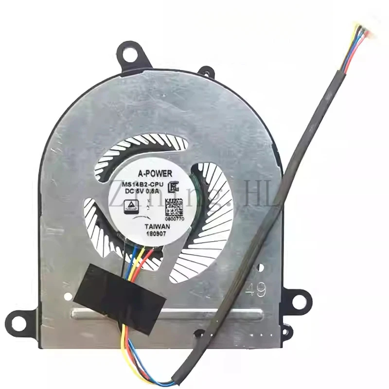 For MSI MS14B2-CPU PE42 PS42 graphics card CPU laptop cooling fan