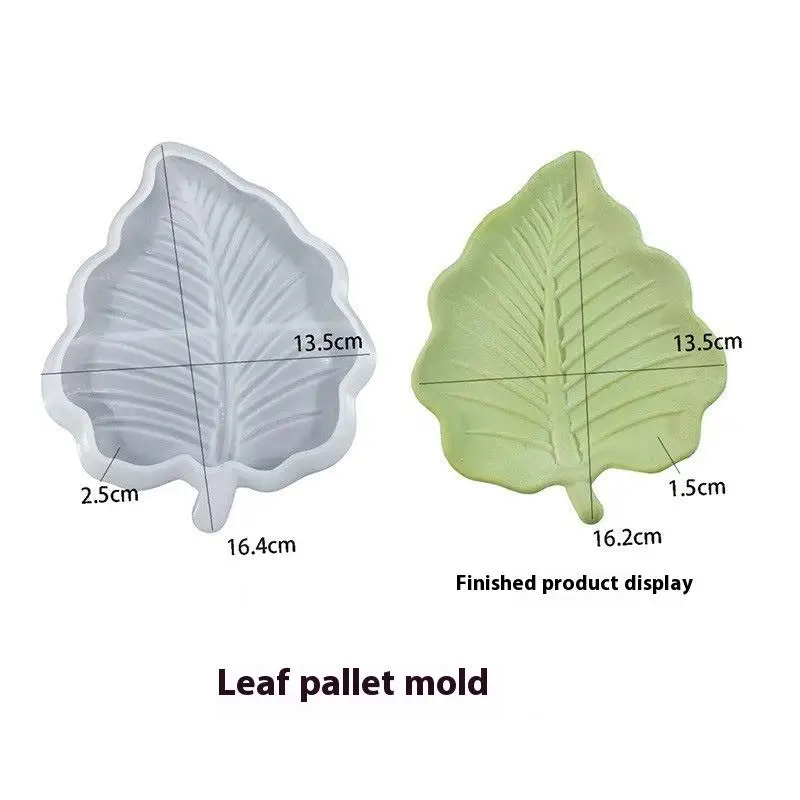 

3D Maple Leaf Ash Tray Resin Mold Silicone Large Tray Resin Casting Mold Jewelry Container Art For DIY Resin Coasters