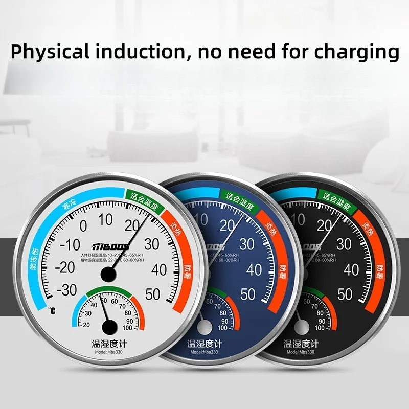 Precision Hygrometer Thermometer Battery-Free Indoor Humidity   Temperature Monitor Home Lab Office JVLAB