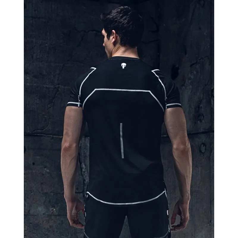 Movie Cosplay Costumes, Superhero, Skull Punisher Print, Soft and Comfortable Fabric, Body Shaping, Maximum Size 6XL