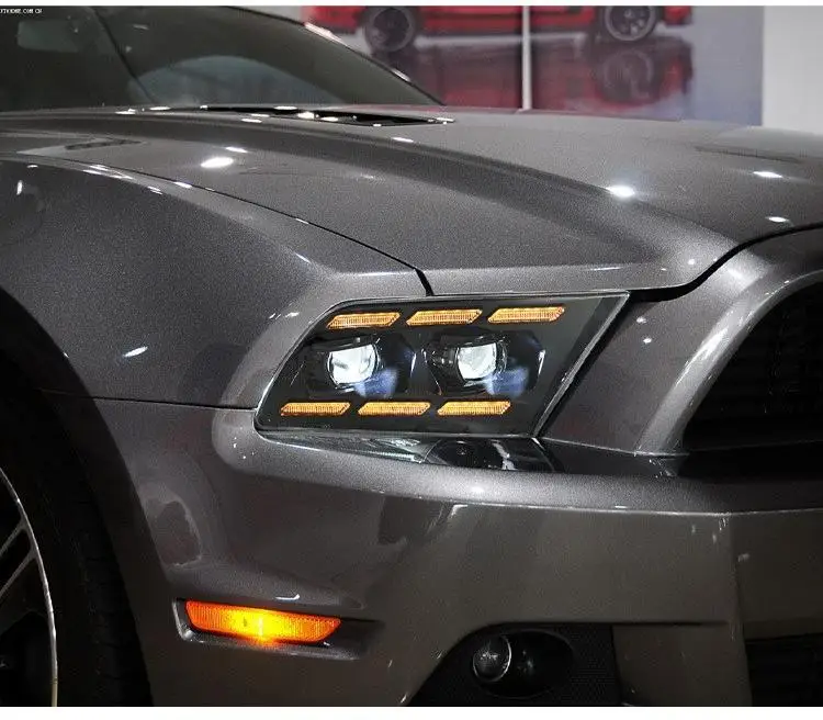 

Pair daytime running light Full LED Headlights For 2009-2014 Ford Mustang GT Coupe 2.3L 5.0L Modified Mode Headlights Assembly