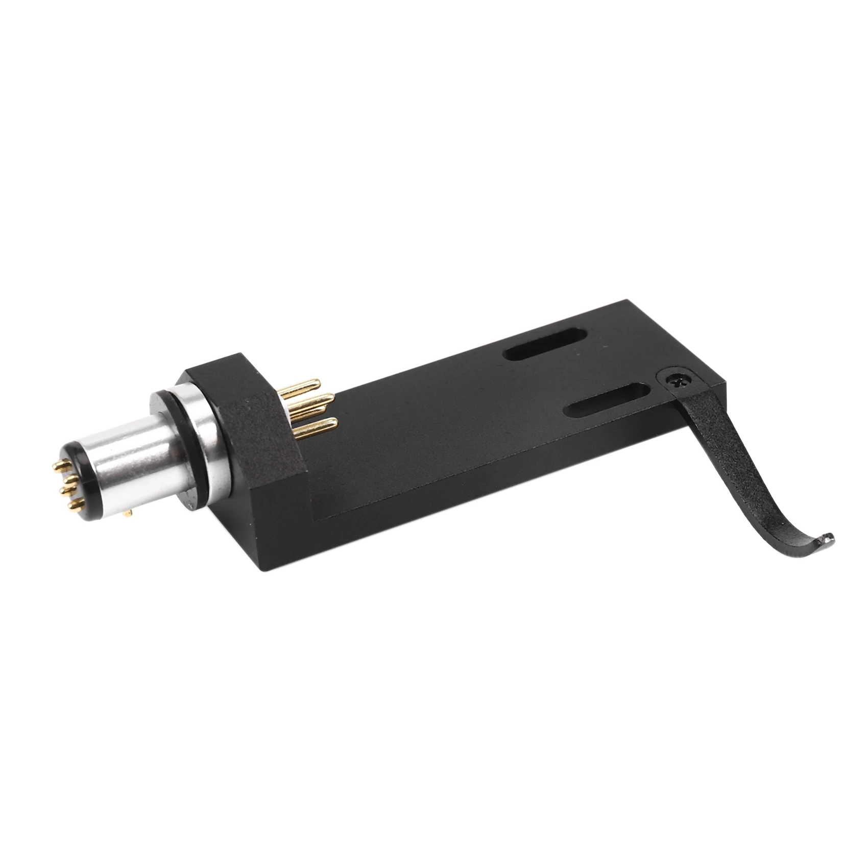 1Pcs Black Turntable Headshell For Technics For Other Turntables 4 Pin Contacts Fit Phono Turntables Headshells YDH