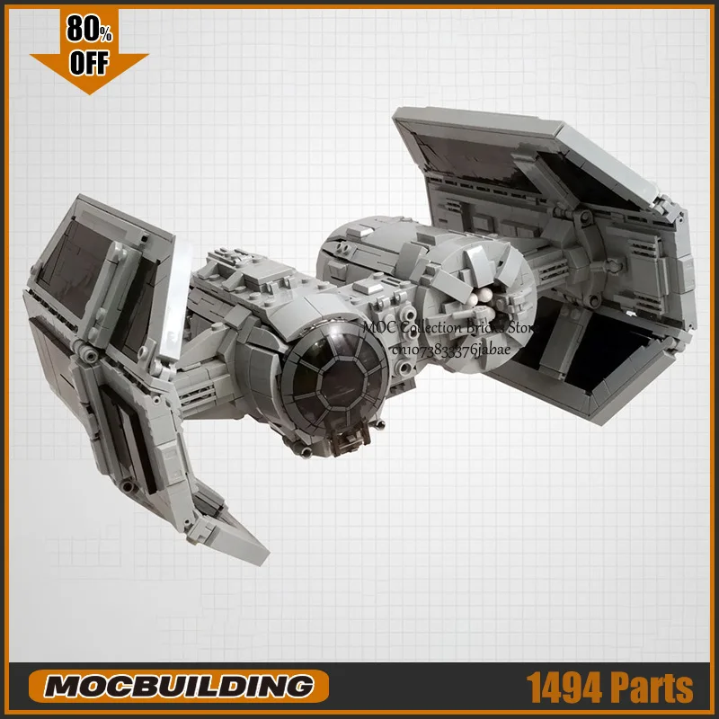 Movie Sets Spaceship Moc Builidng Blocks Space Model Technology Bricks Starfighter Kits DIY Assemble Model Toys Display Gifts