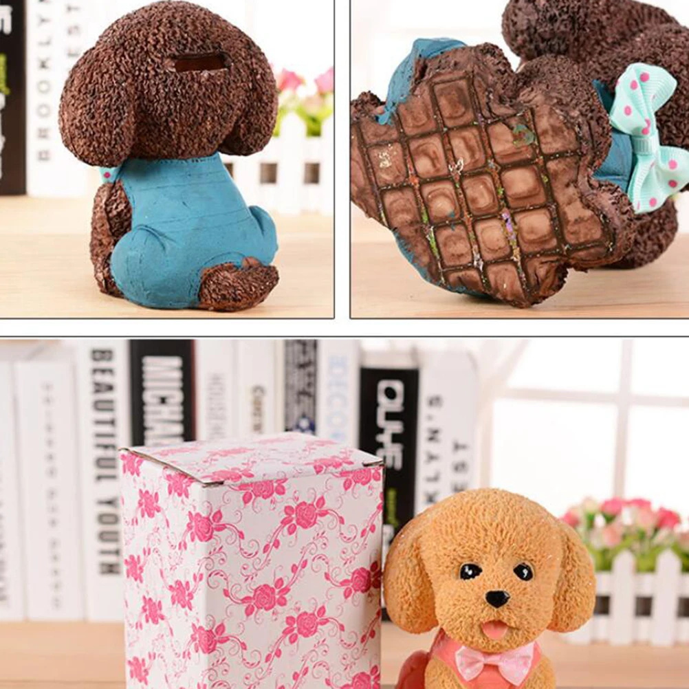 

Piggy Bank Saving Pot Money Box Coin Container Saving Jar Dog Piggy Container