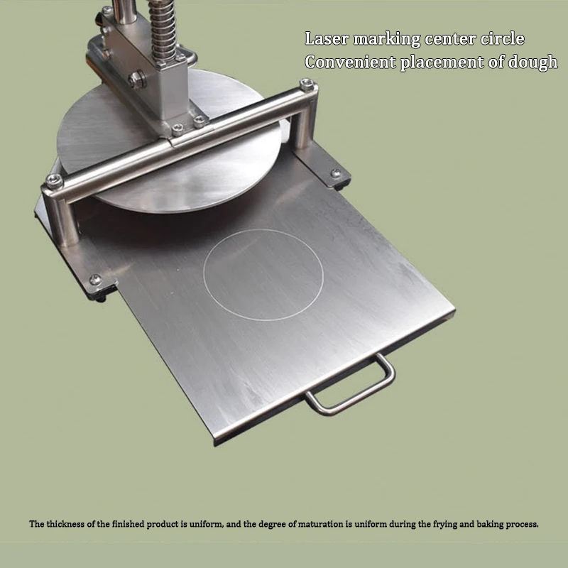 Manual Dough Press 200mm Diameter Tortilla Dough Pressing Machine Hand Tortilla Press