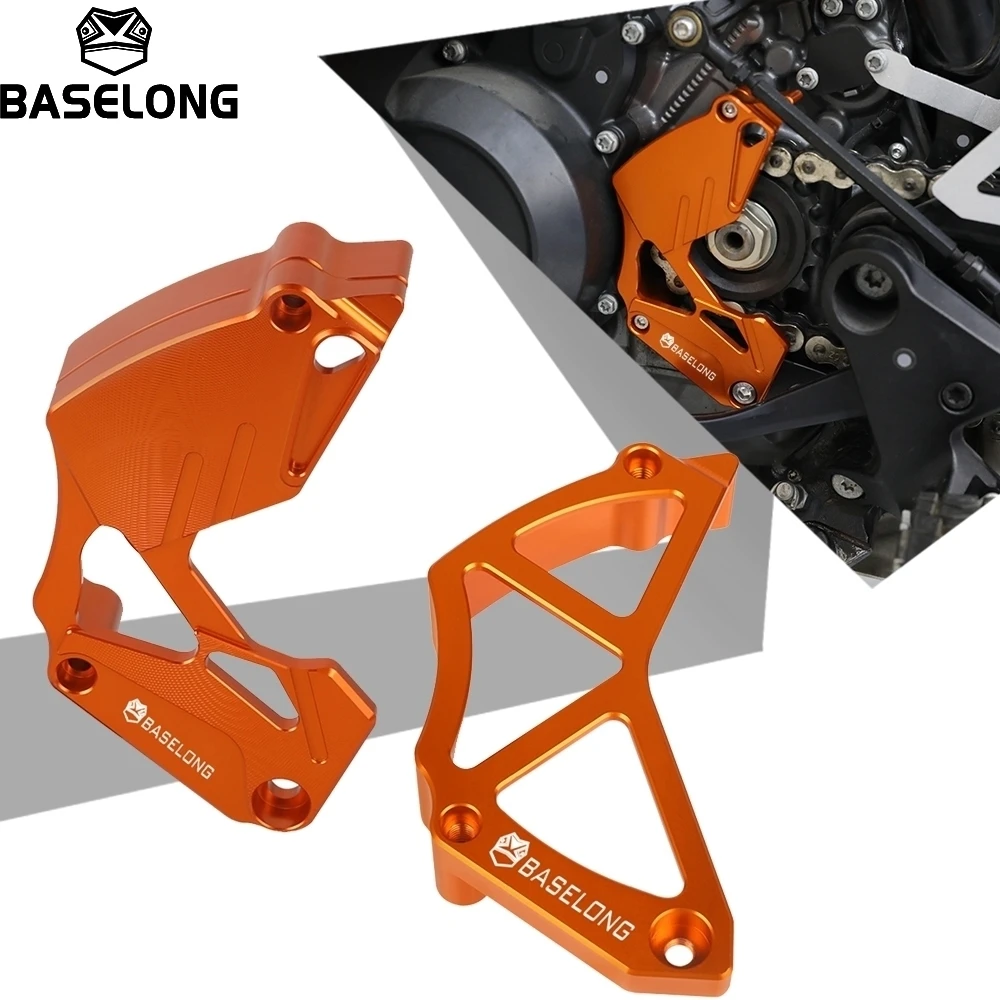

For KTM 790 890 Adventure ADV S R Duke 790 890 2019-2024 Motorcycle Front Sprocket Chain Cover Guard Protective Shield Parts