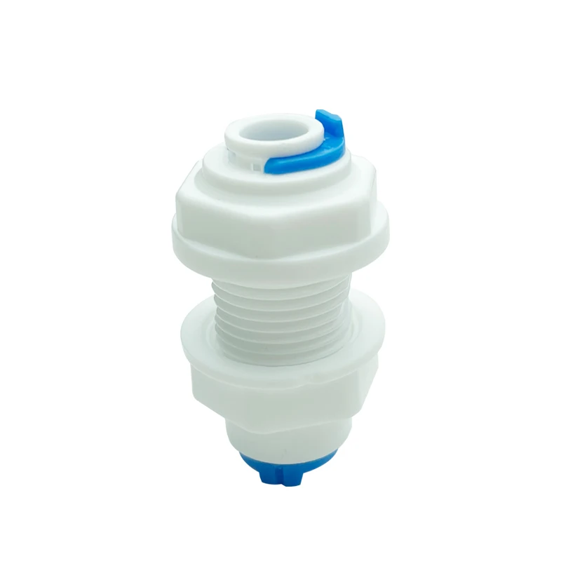 Válvula de bola de cierre de grifo de tubo OD, Conector de ajuste rápido POM, codo en T, piezas de filtro de agua, 1/4 ", 6,35mm, 1 unidad