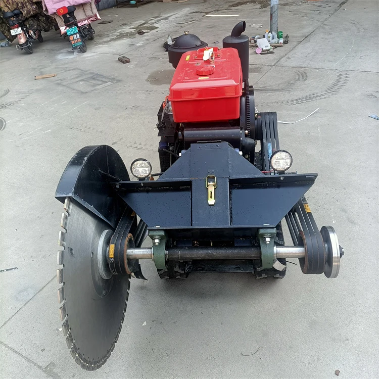 آلة قطع الطرق القوية ذات التصميم الجديد آلة قطع الطرق من النوع الزاحف