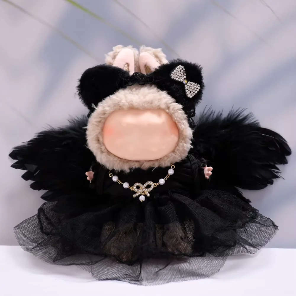 

17cm Plush Doll Clothing Angel Devil Wings Doll Dress Up Toy Accessories Dressing Up Toy Clothes Can Be Cross Dressing