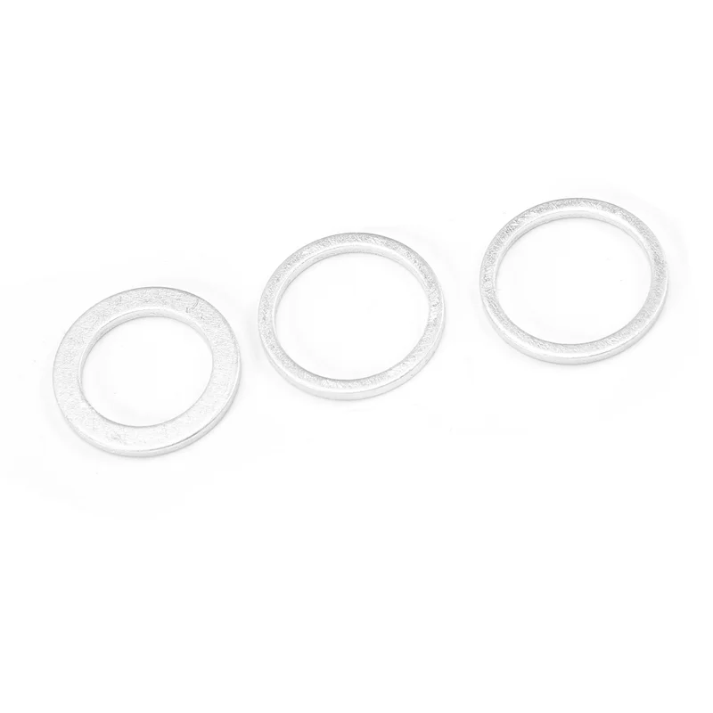 AY03-450Pcs الألومنيوم طوقا الألومنيوم شقة غسالة الألومنيوم ختم حلقة مزيج