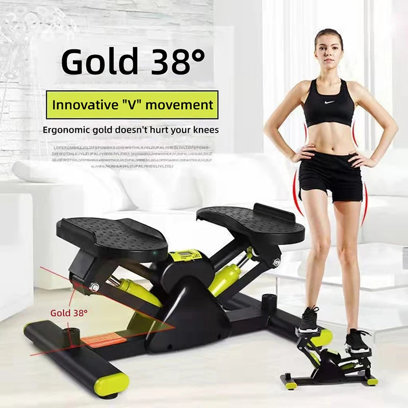 Newly Stepping Machine V-type Swing Machine Household Small Sports Fitness Equipment In-situ Mountaineering Treading Machine