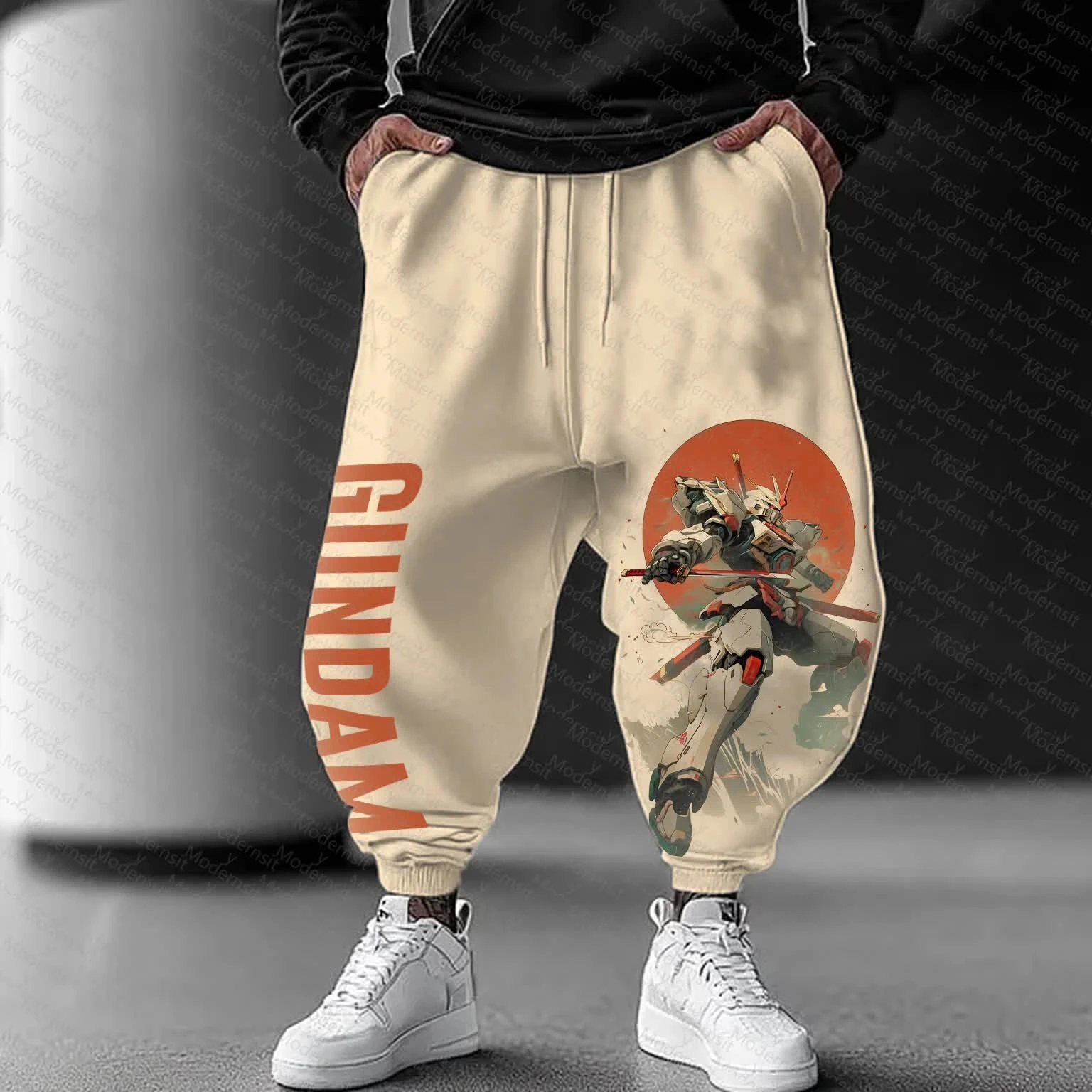 الرجال النساء GUNDAM أنيمي الكاكي هوديي RX-78-2 روبوت الجرافيك الشارع الشهير عادية فضفاض صالح الخريف الشتاء الجري اللياقة البدنية البلوز