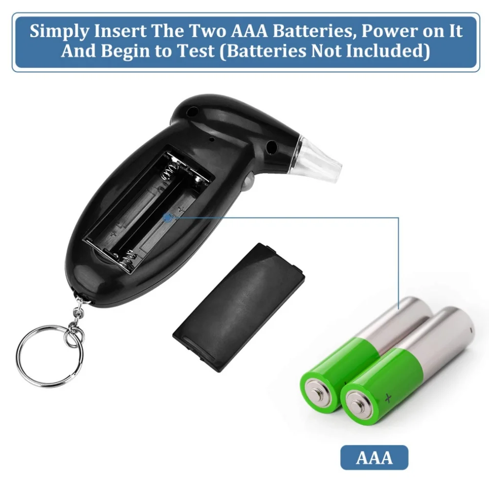 المحمولة جهاز اختبار شرب الكحوليات في التنفس يده الكحول Alcotest أدوات اختبار الكحول الخلفية مجموعة رقمية اكسسوارات السيارات العالمي