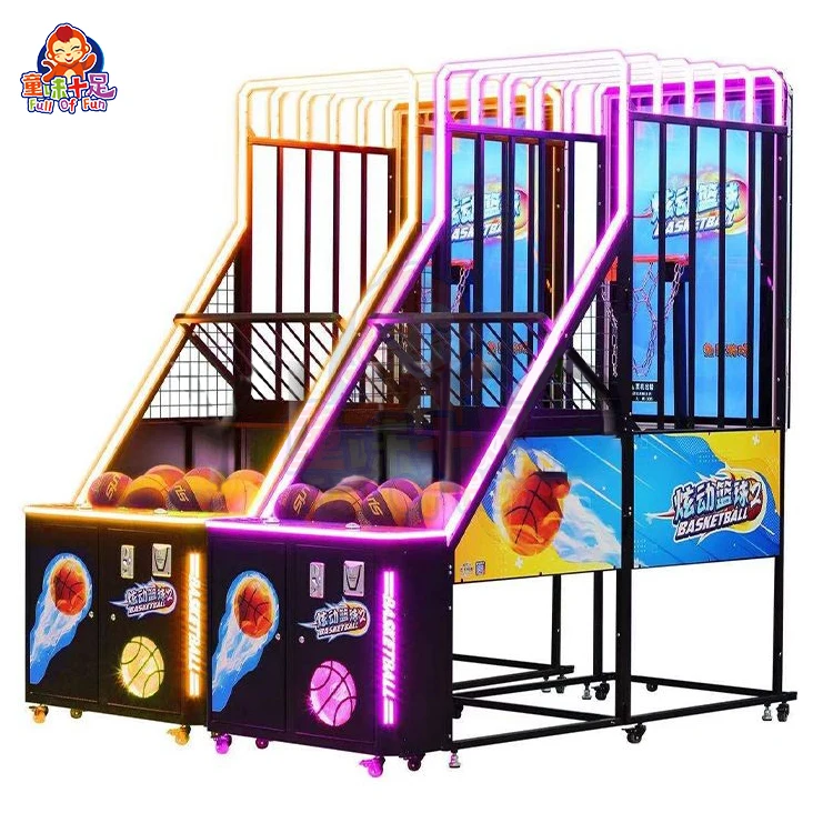 New High Quality Luxury Indoor Adult Street Shooting Basketball Arcade Game Machine With Video
