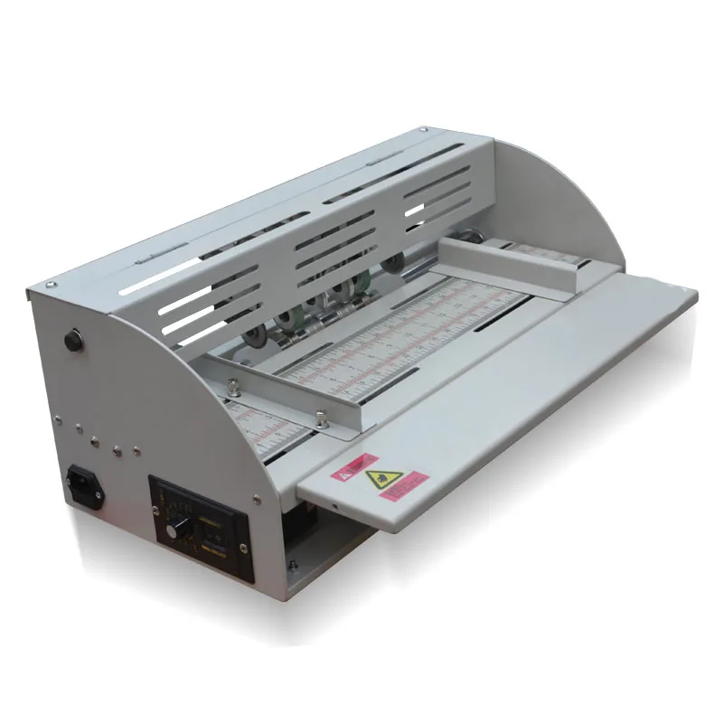 Adjust speed paper creasing machine Perforator Cutter 3 in1 combo Paper Creasing Perforating machine paper Creaser