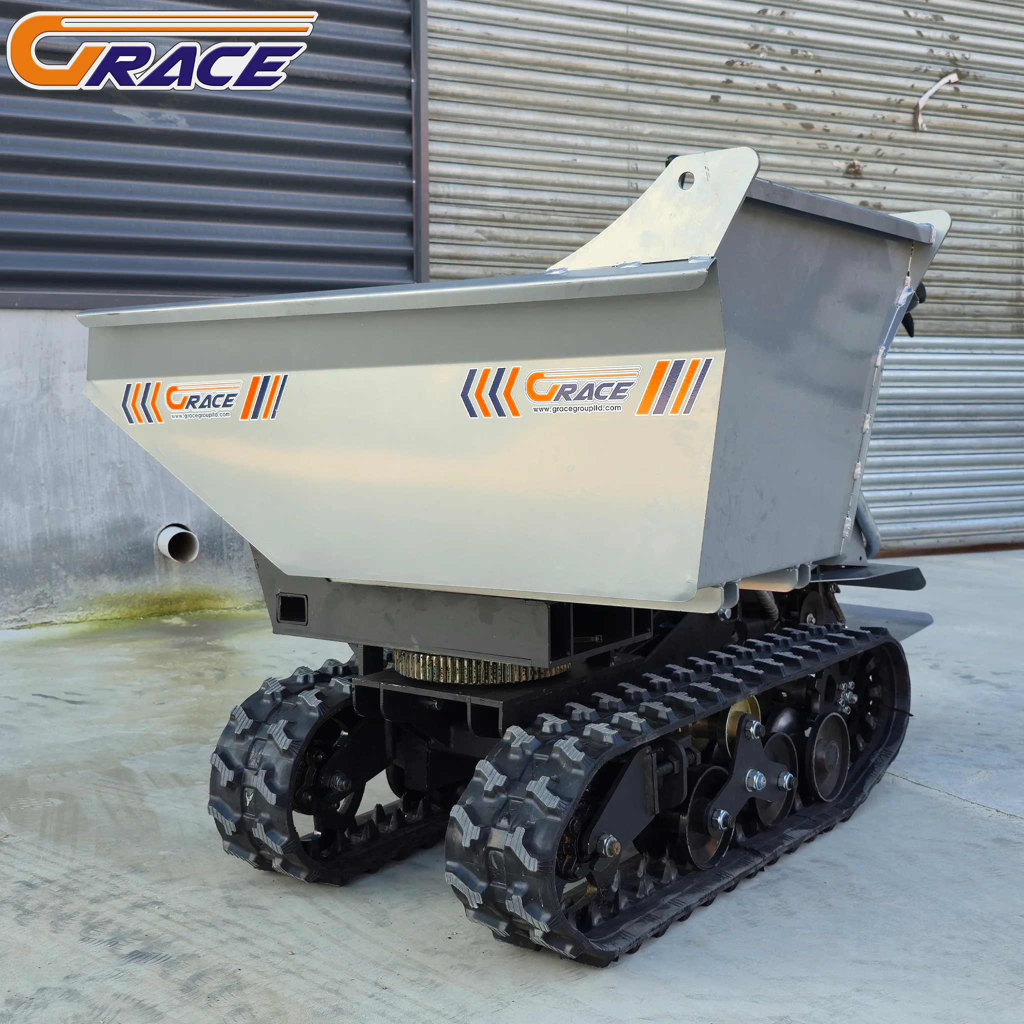 Snelle levering Kleine Mini Dumper Huis Tuin Boerderij Gebruik Groothandel Mini Dumper Hoge kwaliteit Mini Truck Crawler Dumper 0.5 0.8 1.2ton