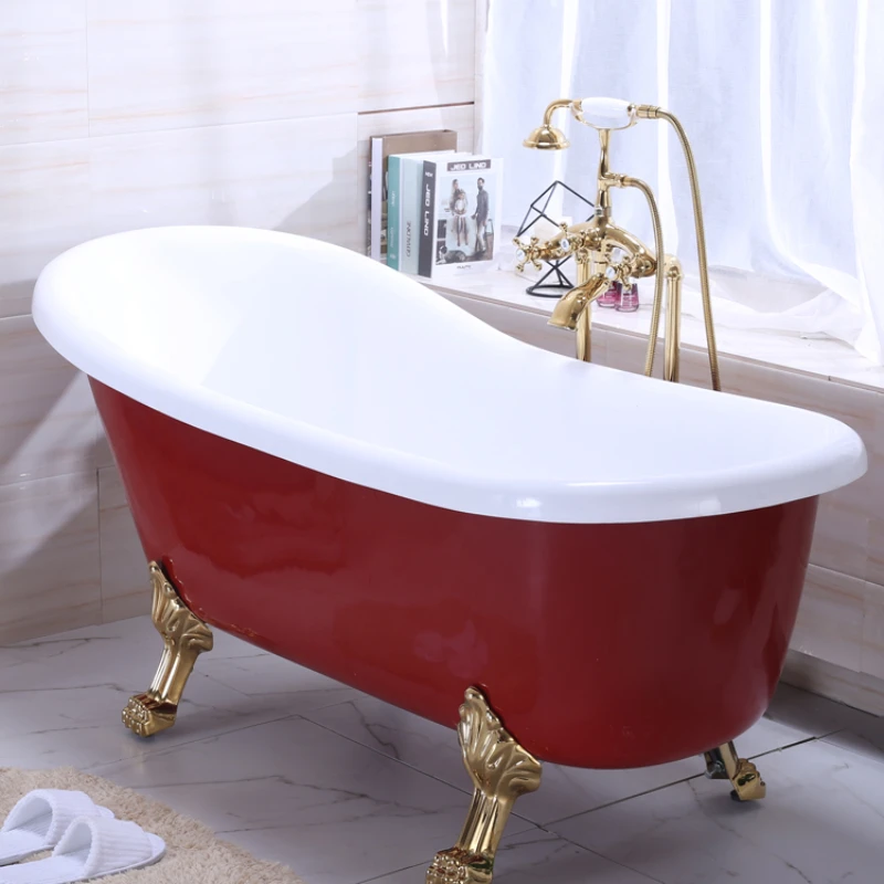 Bathtub insulation double-layer independent small apartment family hotel Internet celebrity homestay spa spa basin