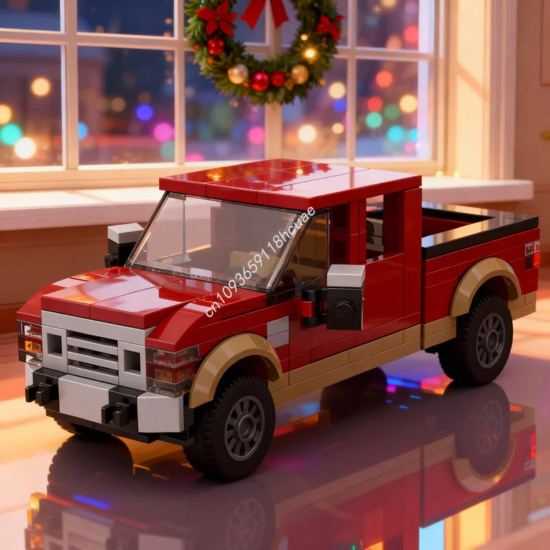 

Набор для сборки модели Ford F-150 (418 деталей), конструктор MOC, развивающая игрушка, подарок на Рождество, креативный набор для творчества