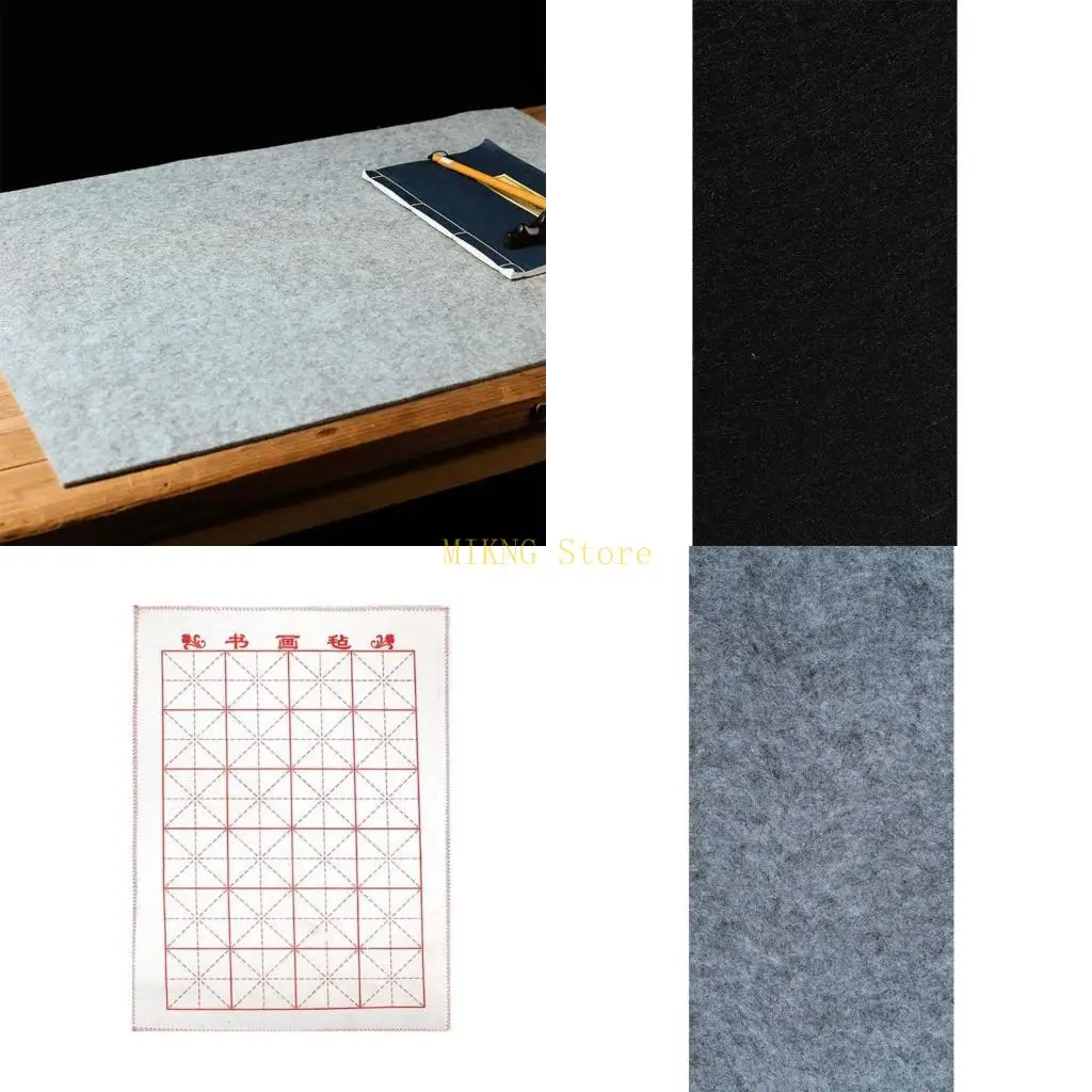 Chinese Drawing Felt Mat Xuan Paper Gridded Painting Felt Desk Pad best sale
