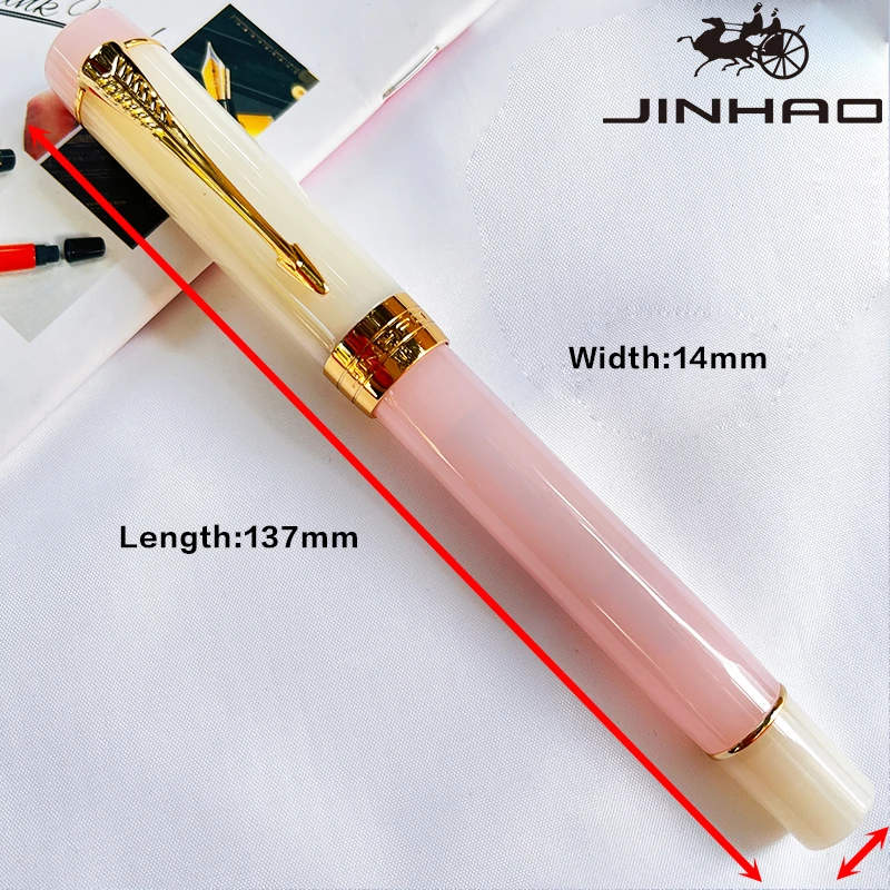 1 PCS JINHAO Century 100 High-grade Classic Design Plastic Material Arrow Clip Iridium Calligraphy Ink Pen