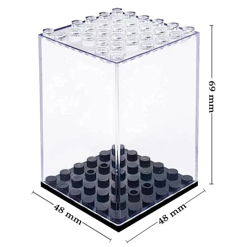 Compatible with Lego doll window, transparent dust-proof shelves are used to store and display building blocks and storage boxes - view 6