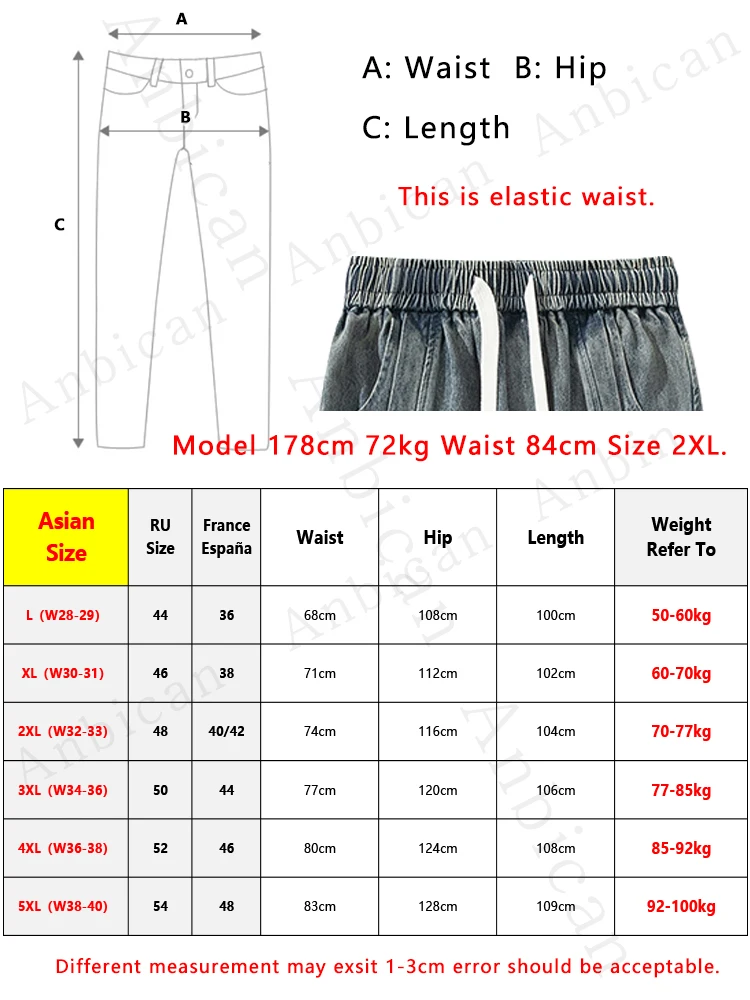 الرجال الشتاء الدافئة الجينز الصوف مبطن سميكة معزول الدنيم السراويل واسعة الساق مستقيم الحرارية فضفاض الجينز الآسيوية حجم L-5XL