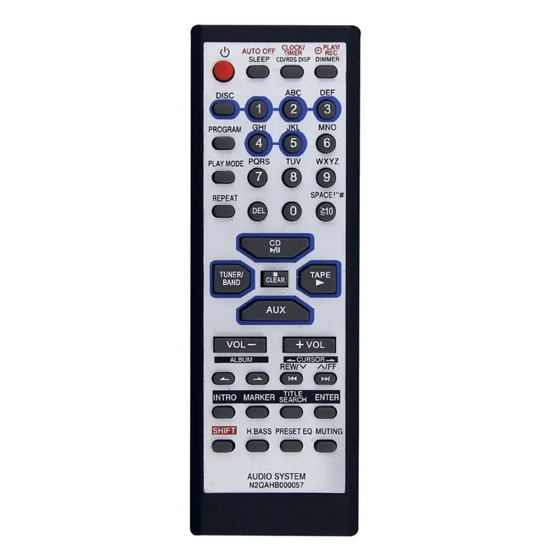 N2QAHB000057 Remote Control For Panasonic CD Stereo System SC-AK330 SC-AK333 SC-AK230 SA-AK230 SB-AK230 SA-AK333
