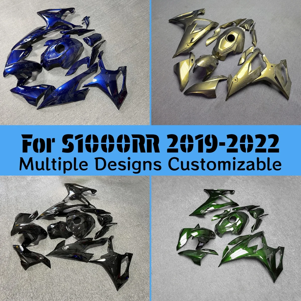 

Комплект обтекателей для мотоцикла BMW S 1000RR 2019-2022, ABS, литые, инжекционные, для S1000RR 19-22