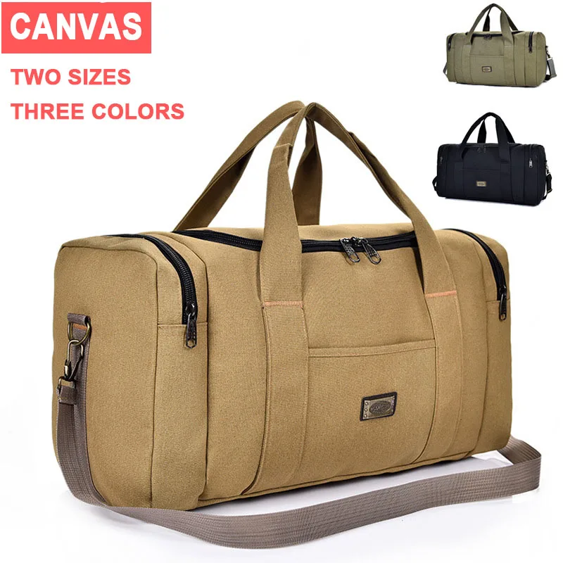 Women Weekender Travel Bag Small Size Canvas Bag Fashion Luggage Handbag Men Multifunctional Large Capacity Duffel Backpack