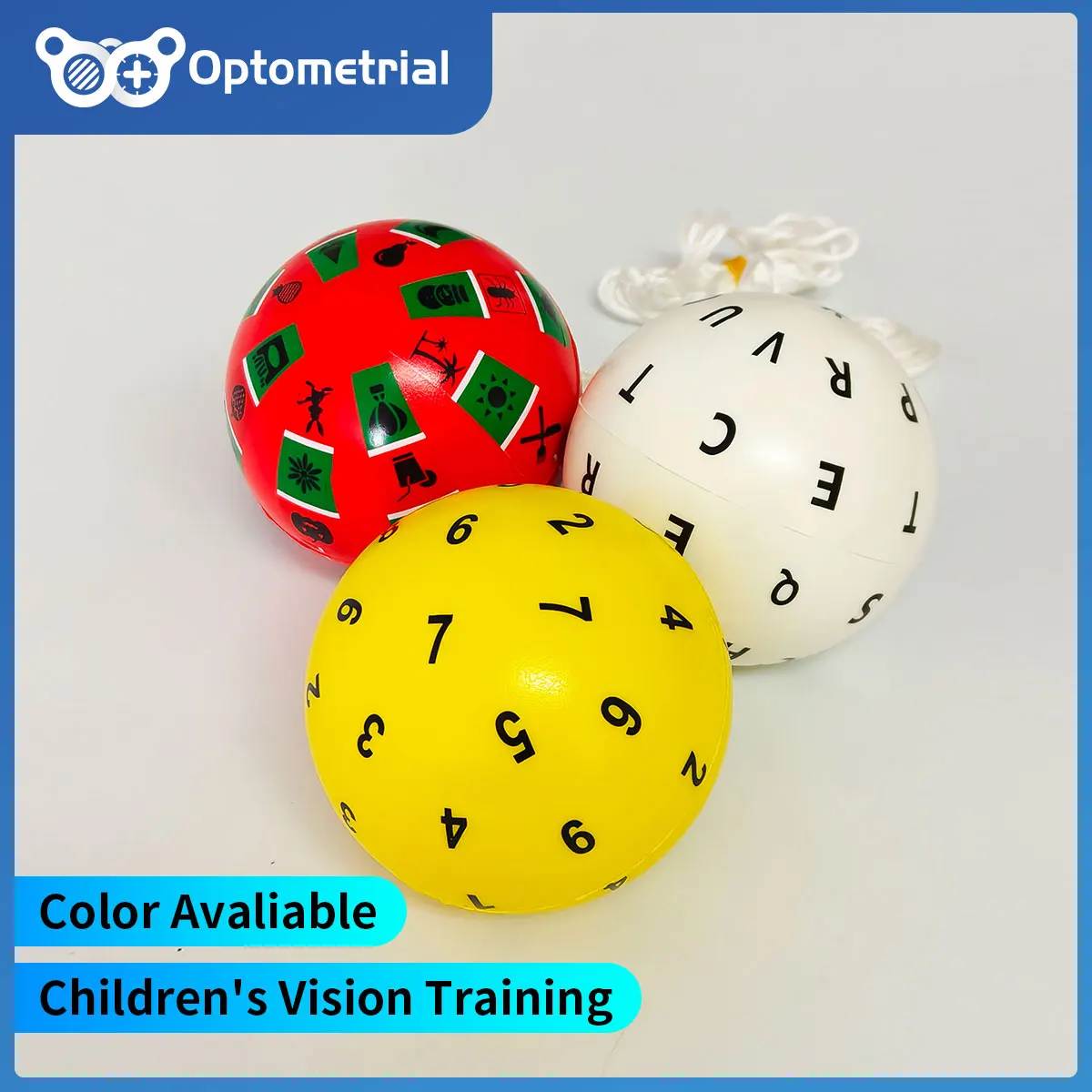 Vision Therpy Marsden Ball |   Dostępne w trzech kolorach |   Średnica 9 cm |   Szkolenie wzroku dla dzieci