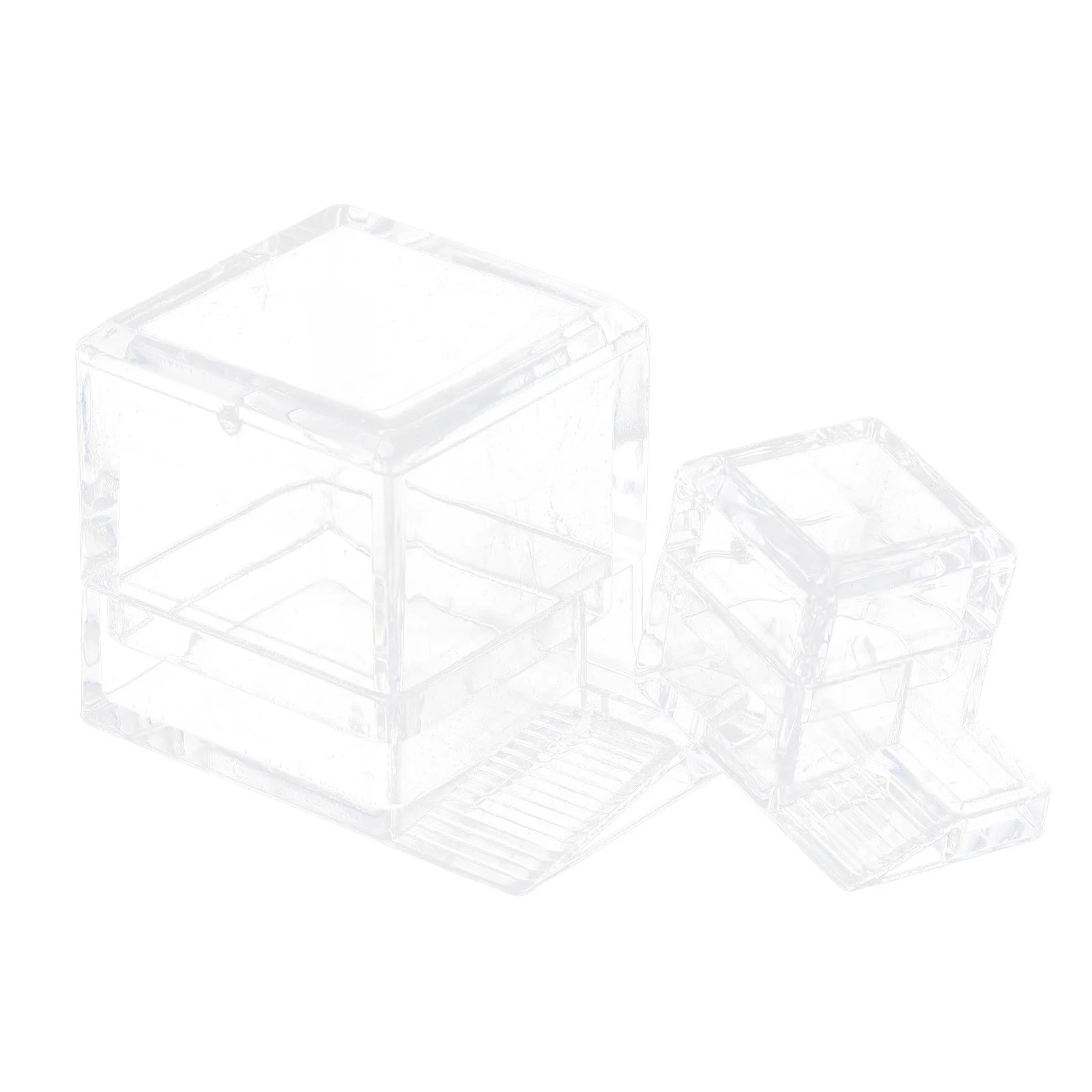 

2Pcs Water Feeders Professional Acrylic Feeder for Ant Drinking Tool Easy Maintenance Water Storage Bowl