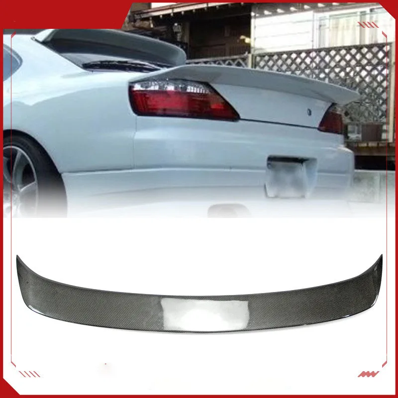 

Suitable for Nissan S15 Silvia carbon fiber modification, rear spoiler fixed air wing, DMAX model, rear pressure rear wing