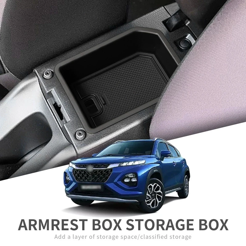 For Suzuki Fronx 2024-2025 Car Armrest Storage Box Center Console Multifunctional Organizer Tray Car Interior Accessories